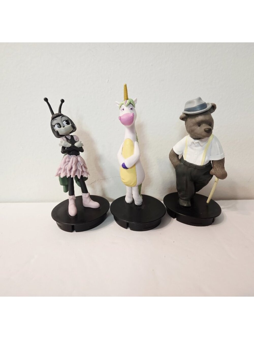 3 Snapco IF Imaginary Friends Movie Blossom Cup Cake Topper Figure AMC 2024 Toy